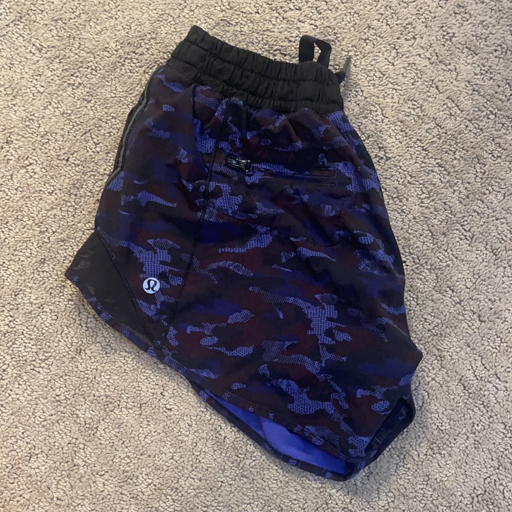 ‼️RARE‼️ purple camo lululemon shorts! - Picture 2 of 3